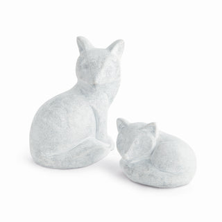 LAZING FOXES, SET OF 2