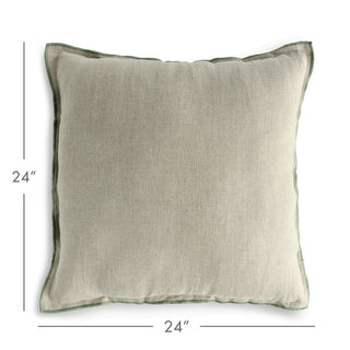 KIRBY EUROPEAN LINEN PILLOW 24"