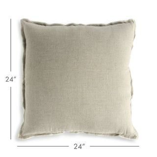 KIRBY EUROPEAN LINEN PILLOW 24"