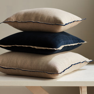 KIRBY EUROPEAN LINEN LUMBAR PILLOW