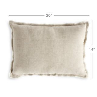 KIRBY EUROPEAN LINEN LUMBAR PILLOW