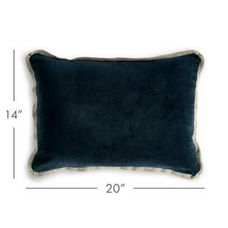 PRESLEY COTTON VELVET LUMBAR PILLOW