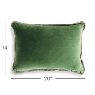 PRESLEY COTTON VELVET LUMBAR PILLOW