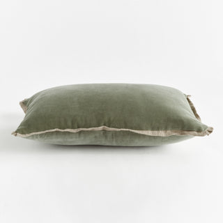 PRESLEY COTTON VELVET LUMBAR PILLOW