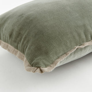 PRESLEY COTTON VELVET LUMBAR PILLOW
