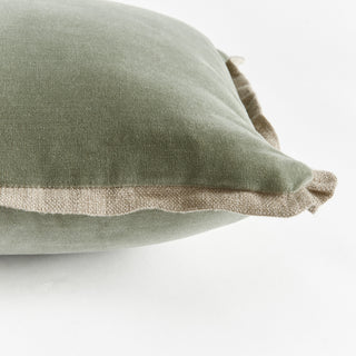 PRESLEY COTTON VELVET LUMBAR PILLOW