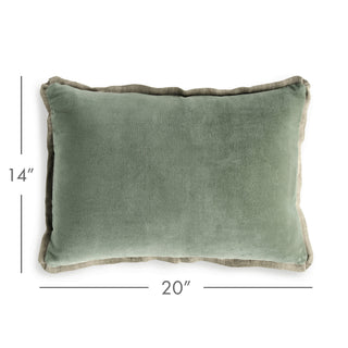 PRESLEY COTTON VELVET LUMBAR PILLOW