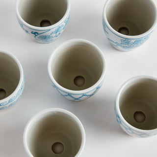 MONARCH MINI FLOWER POTS, SET OF 6