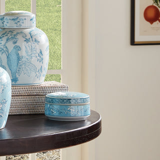 MONARCH EMPRESS ROUND LIDDED CATCH ALL BOX SMALL