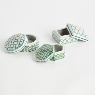 IMPERIAL LIDDED BOXES, SET OF 3