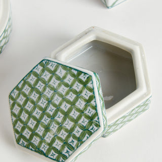 IMPERIAL LIDDED BOXES, SET OF 3