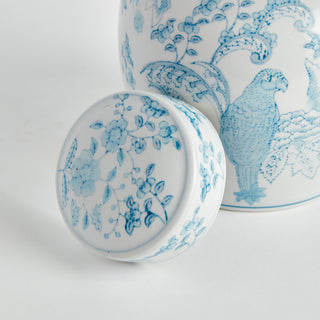 MONARCH PARROT LIDDED JAR