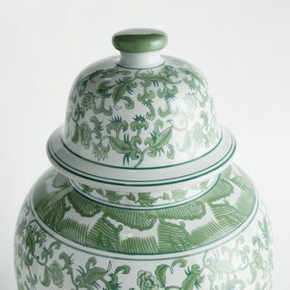 IMPERIAL BLOSSOM GRANDE LIDDED GINGER JAR