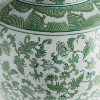 IMPERIAL BLOSSOM GRANDE LIDDED GINGER JAR