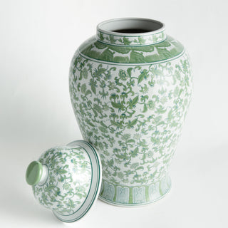 IMPERIAL BLOSSOM GRANDE LIDDED GINGER JAR