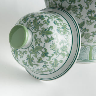 IMPERIAL BLOSSOM GRANDE LIDDED GINGER JAR