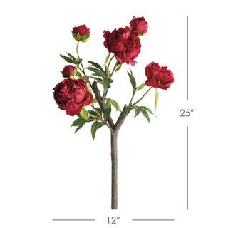 PEONY BRANCH 25"