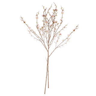 PINK QUINCE BLOSSOM BRANCHES 54", SET OF 2