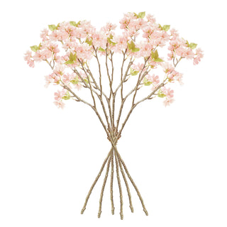 DOUBLE CHERRY BLOSSOM STEMS 28", SET OF 6