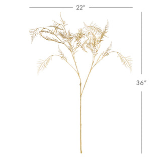 GILDED FERN STEMS 36" ST/4