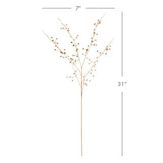 GILDED BABY'S BREATH STEMS 31" ST/4