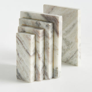 JAQUELINE MARBLE BOOKENDS ST/2