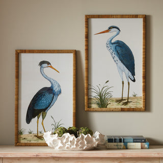 HANDSOME HERON PAIR PRINTS, SET OF 2