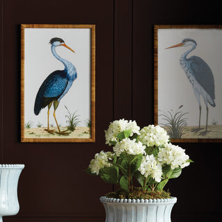 HANDSOME HERON PAIR PRINTS, SET OF 2