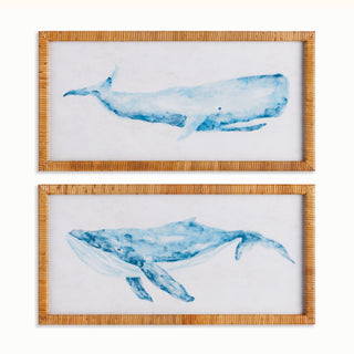 WHALE OF A PAIR PRINTS, SET OF 2