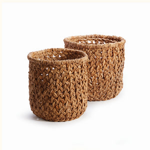 BRIDGET BANANA LEAF BASKETS, SET OF 2
