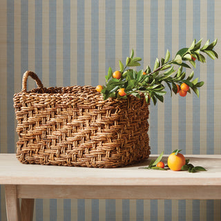 EVE BANANA LEAF BASKETS WITH HANDLES LARGE, SET OF 2