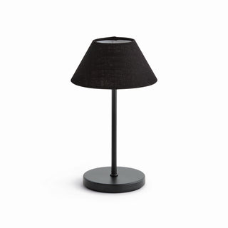 ALLUNA CORDLESS LAMP LINEN SHADE 10"