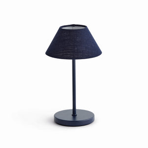 ALLUNA CORDLESS LAMP LINEN SHADE 10"