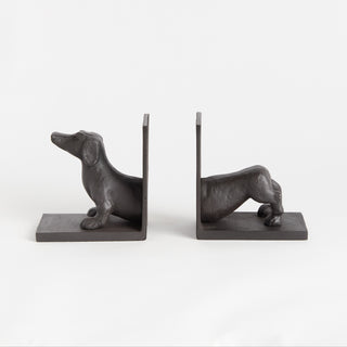 DACHSHUND BOOKENDS, SET OF 2