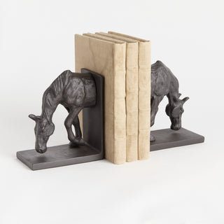 HORSE BOOKENDS, SET OF 2