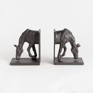HORSE BOOKENDS, SET OF 2