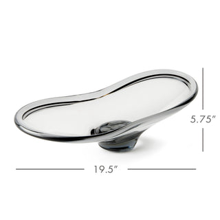 CARMO DECORATIVE GLASS CENTERPIECE BOWL