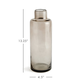 RENATO GLASS BOTTLE VASE LARGE