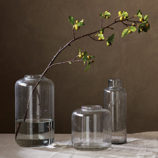 RENATO GLASS BOTTLE VASE LARGE