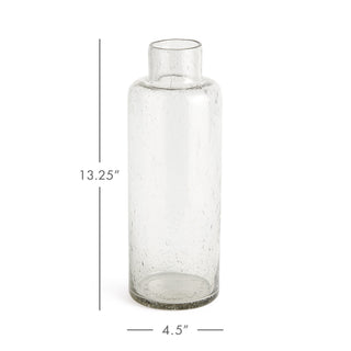 RENATO GLASS BOTTLE VASE LARGE