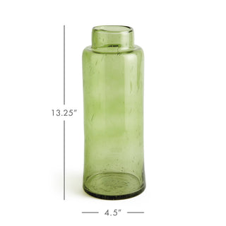 RENATO GLASS BOTTLE VASE LARGE