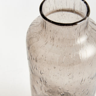 RENATO GLASS BOTTLE VASE MEDIUM