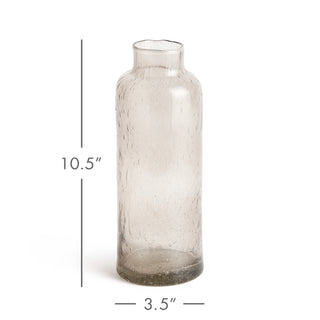RENATO GLASS BOTTLE VASE MEDIUM