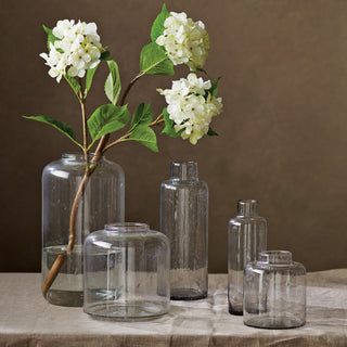 RENATO GLASS BOTTLE VASE MEDIUM