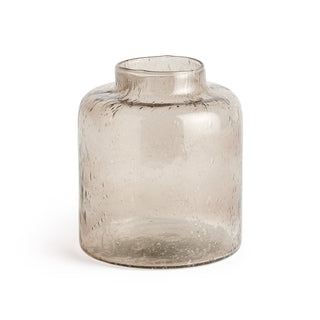 RENATO GLASS BOTTLE VASE SMALL