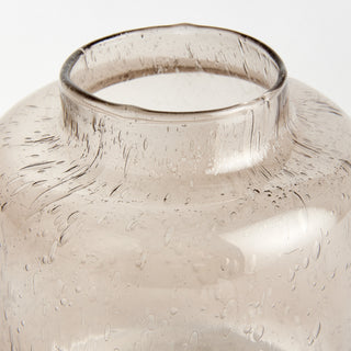 RENATO GLASS BOTTLE VASE SMALL
