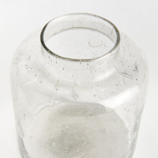 RENATO GLASS BOTTLE VASE SMALL