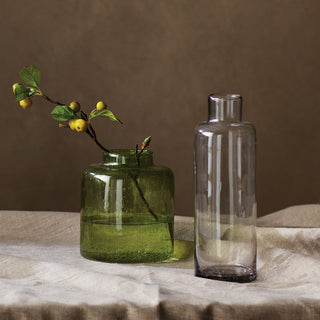 RENATO GLASS BOTTLE VASE SMALL