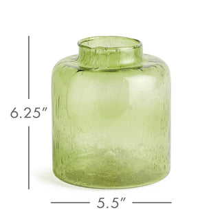 RENATO GLASS BOTTLE VASE SMALL