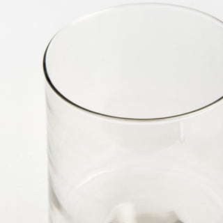 ADALINA GLASS FOOTED VASE SMALL